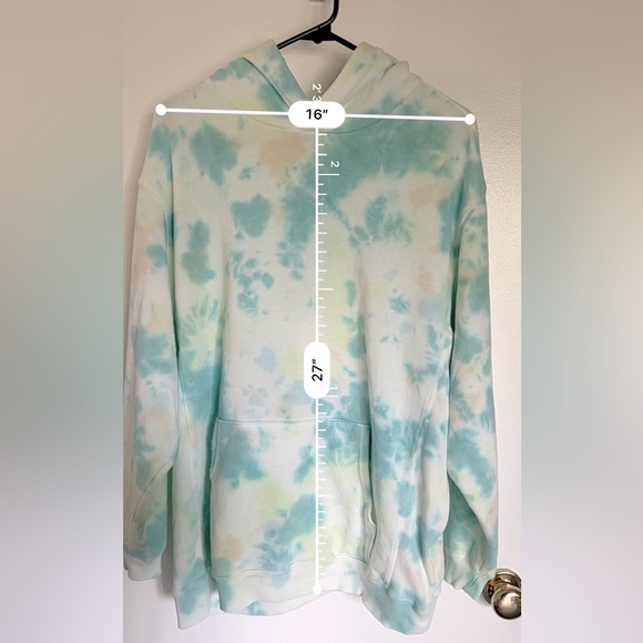 NWOT Aerie Everyday Oversized Tie Dye Hoodie - Picture 4 of 8